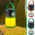 thumbnail image 1 of Solar Camping Lamp | Double Light Source LED Lantern | Digital Power Display | Five Lighting Modes | 2000mAh Rechargeable Battery | Weather-Resistant | USB Charging | Outdoor & Indoor Use | 1 Pack, 1 of 9