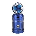 thumbnail image 1 of Solar Camping Lantern with Fan, Portable Rechargeable Led Light for Outdoor, Telescoping Emergency Lantern for Hurricane, Power Bank for Phone Charging, 3-In-1 Camping Essential for Tent, 1 of 9