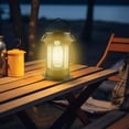 thumbnail image 1 of Solar Camping Lantern, USB Rechargeable Retro Dimmable Horse Camp Lamp Outdoor Waterproof Vintage Portable Tent Light for Indoor Outages Hiking Emergency, 1 of 7