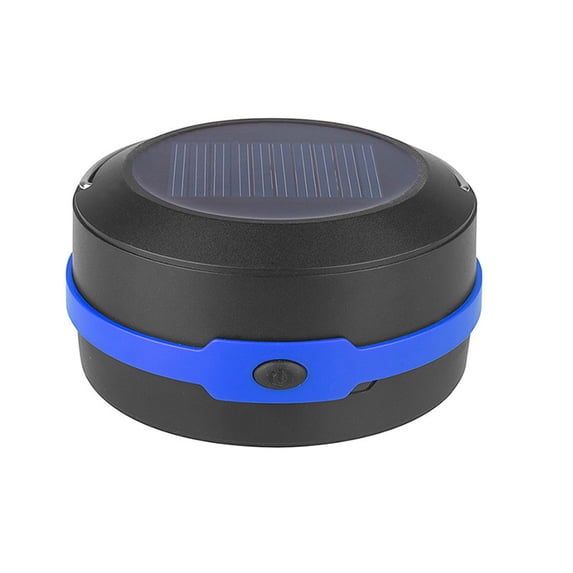 Solar Camping Light Built In Solar Panel 3 Brightness Levels Outdoor Mini Folding Retractable Flashlight Tent Lights