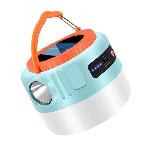 Solar Camping Light Rechargeable Outdoor Hanging Tent Lamp With Remote Control Portable Emergencies Light Enduring