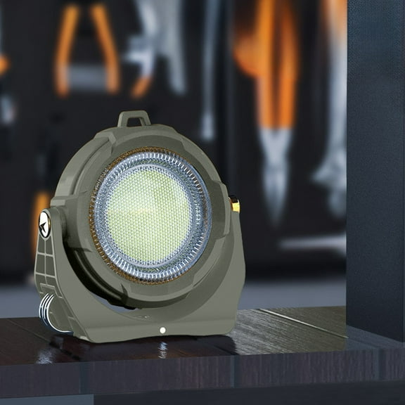 Solar Camping Light USB Rechargeable LED Work Lamp, Long Endurance Multifunctional Outdoor Tent Light with Adjustable Brightness for Camping Barbecue Hiking