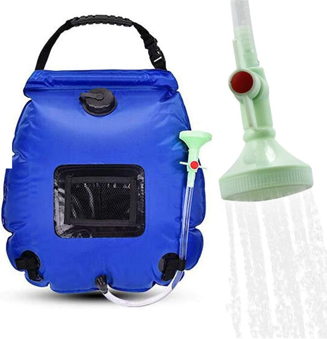 Solar Camping Shower Bag 5 Gallon/20L - Camping Shower Bag with Hot ...