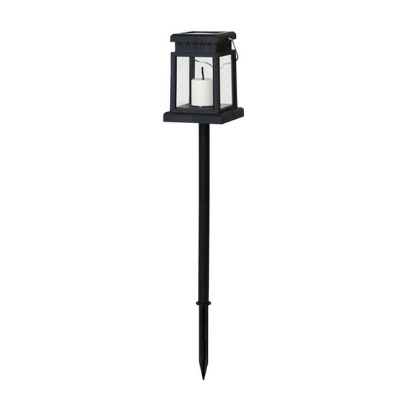 WRITWAA Solar Outdoor Lights Black Ground Insert Lamp for Garden Patio Lawn Atmosphere