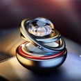 thumbnail image 1 of Solar Car Air Freshener, ZzCityTK Rotating Aluminum Star Ornament, Solar Powered 360° Rotation Home Car Decor Fragrance Dispenser, 1 of 6