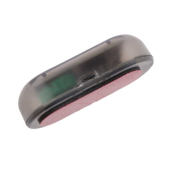 Solar Car Alarm Red LED Light, Simulate Imitation System Blinking Lamp