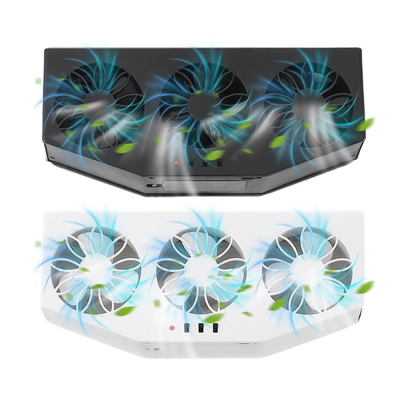 Solar Car Exhaust Fan with 3 Air Outlets Car Radiator Cooling Fan Eliminate Peculiar Smell Auto Ventilation Fan for Vehicles ,High Performance