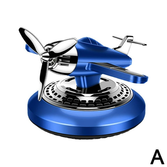 Solar Car Freshener Automatic Rotation Aromatherapy Diffuser Propeller Airplane Auto Styling Aromatherap Interior Decoration