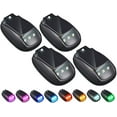 thumbnail image 1 of Solar Car Roof RGB Strobe Light with Remote Control, 2025 Upgrade Solar Cab Lights for Trucks, Wireless No Drill Roof Top Marker Lights, Waterproof LED Clearance Light with for Semi Truck(4pcs), 1 of 10
