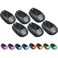 thumbnail image 1 of Solar Car Roof RGB Strobe Light with Remote Control, 2025 Upgrade Solar Cab Lights for Trucks, Wireless No Drill Roof Top Marker Lights, Waterproof LED Clearance Light with for Semi Truck(6pcs), 1 of 9
