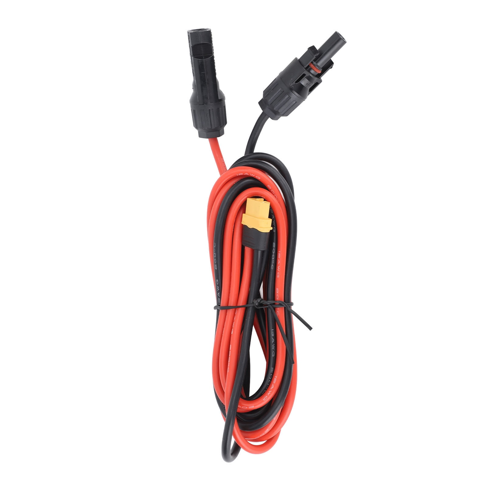 Solar Charge Cable XT60 Adapter, Compatible with Panel Generator Portable Power Station Controller, Waterproof and Durable for Outdoor Use, Quick and Easy Connection