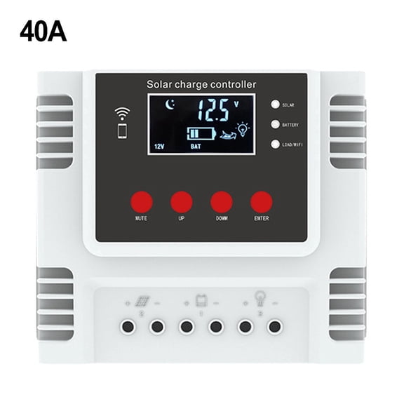 Solar Charge Controller 40A With Usb And Wifi App For Efficient Charging