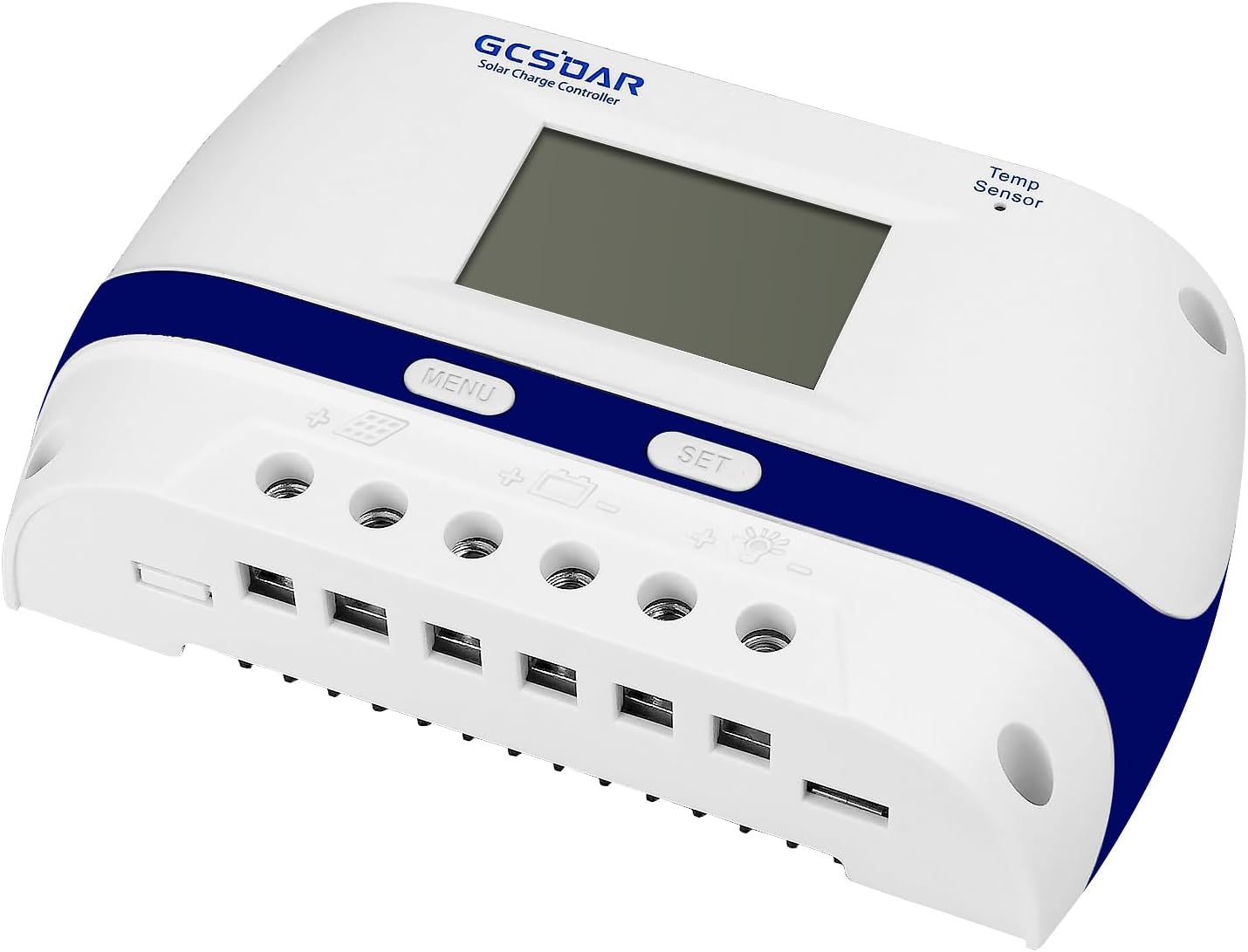 Solar Charge Controller PWM,60A,12V/24V/48V,with LCD Display,Suitable for Sealed, Gel, Flooded Battery,Used in RVs, Trailers, Boats, Yachts,Home Use,Farm (60A)