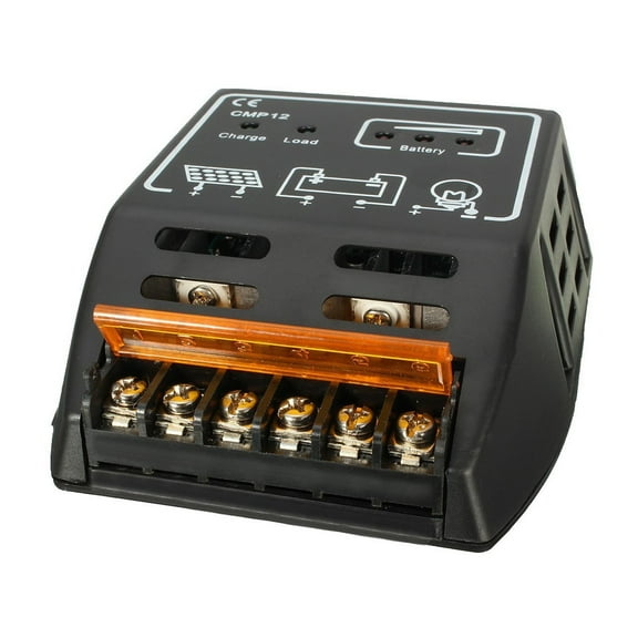 Solar Charge Regulator 10A 24V Voltage Settable CMP 12 Solar Battery Protection PWM Charge Mode Solar Controller ,High-Efficiency - 10AX2_A