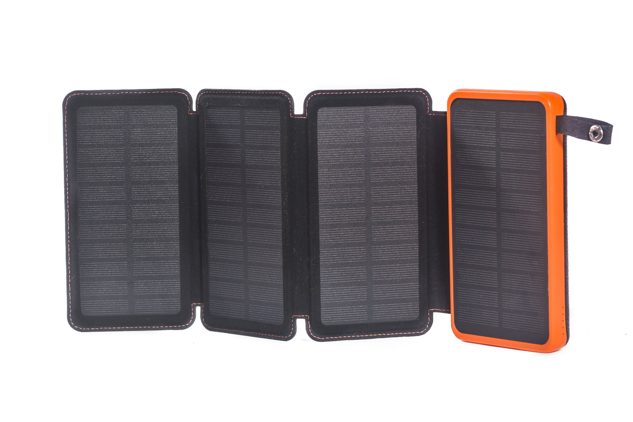 Solar Charger 20000mAh, Outdoor USB C Portable Power Bank with 4 Solar Panels, External Battery Pack with 2 USB Outputs Compatible with Smartphones, Tablets, etc.