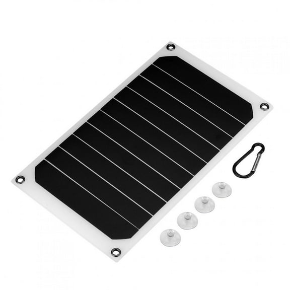 Solar Charger, Portable 10W Outdoor IP64 Waterproof Solar Panel Mobile Power Charger 5V USB Output, Mobile Solar Charger