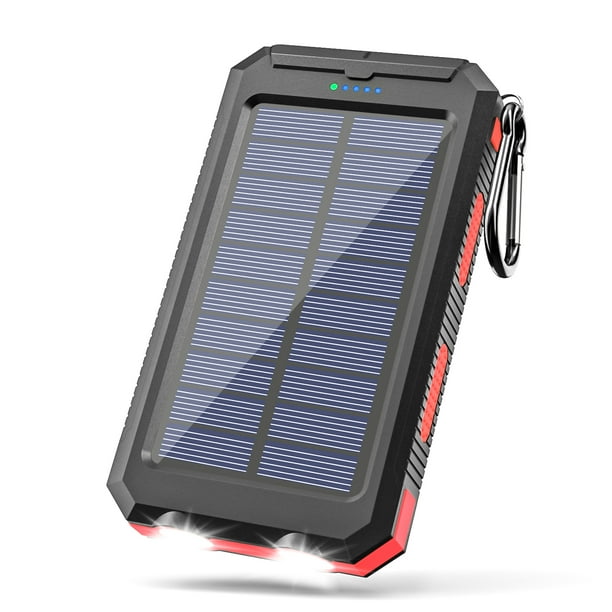 Solar Charger for Cell Phone 20000mAh, Portable Solar Power Bank with