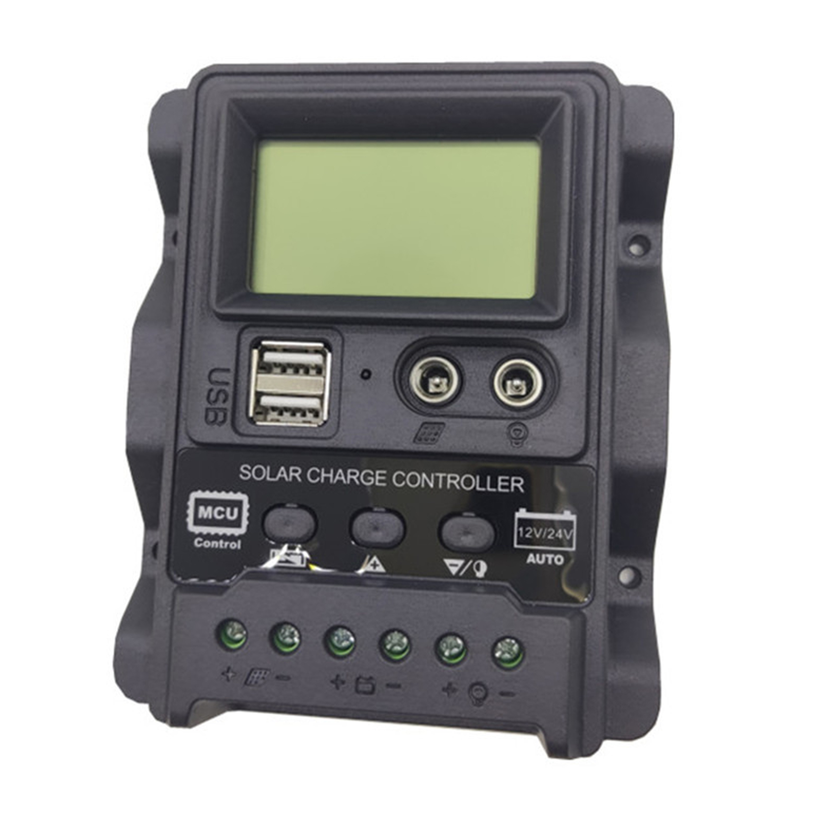Solar Charging Controller With LCD Display Double USB 10/20/30Amp Auto ...