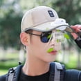 thumbnail image 1 of Solar Charging Fan Hat, Breathable Mesh Sun Protection Hat With USB Fan, Adjustable Outdoor Fishing Cap For Men, 1 of 5