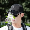 thumbnail image 1 of Solar Charging Fan Hat, Breathable Mesh Sun Protection Hat With USB Fan, Adjustable Outdoor Fishing Cap For Men, 1 of 6