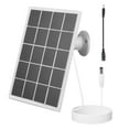thumbnail image 1 of Solar Charging Panel, Outdoor Surveillance Camera Accessory, High Efficiency Monocrystalline Silicon Solar Panel with Adjustable Angle, IP67 Waterproof, 3.3W 5V Low Power Consumption, 1 of 6