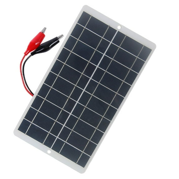 Solar Charging Panel with Clip 10W 5V Portable Solar Panel for Outdoor Campin
