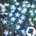 thumbnail image 1 of Solar Cherry Garden Blossom Flower Lights Garlands String Lights Solar Outdoor Waterproof Lawn Pathway Christmas Decoration Lamp, 1 of 9