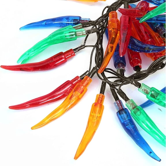 Solar Chili String Lights Waterproof Chili Pepper Fairy Lights Decorative Solar String Lights For Home Party Garden Patio.