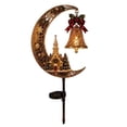 thumbnail image 1 of Solar Christmas Crescent Garden Light Warm Glow, Garden Solar Lights For Patio Cozy Christmas Eve Atmosphere (Winter Chapel), 1 of 7