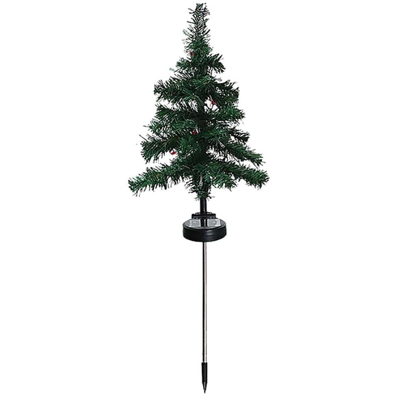 Solar Christmas Decoration Light LED Christmas Tree Plug In Light Outdoor Garden Decoration Light