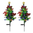 thumbnail image 1 of Solar Christmas Lights Outdoor, 46FT Waterproof LED String Lights with 8 Modes Auto On/Off for Garden Tree Patio Party Decor, 2PC, 1 of 5