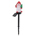 thumbnail image 1 of Solar Christmas Lights Outdoor Featuring 17 Inch Snowman with Solar Panel and Red Hat Design, Weather-Resistant Outdoor Solar Pathway Lights for Yard Decoration and Holiday, 1 of 6