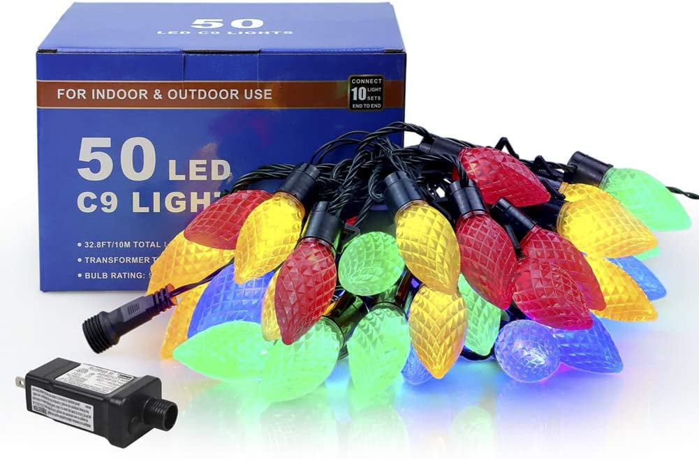 Solar Christmas Lights Outdoor Waterproof, Solar String Lights with 8