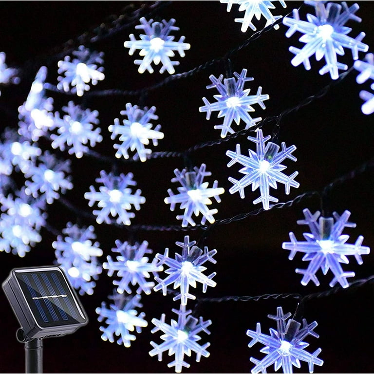 Solar Powered Outdoor String Lights, Decoration for Garden, Yard, Patio, Christmas, Tree, Party, Holiday, Home Solar Powered Outdoor String Lights, Decoration for Garden, Yard, Patio, Christmas, Tree, Party, Holiday, Home