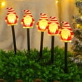 thumbnail image 1 of Solar Christmas Stake Lights with Santa & Snowman, Waterproof Auto On/Off Outdoor Pathway Decor for Garden, Yard, Patio,C, 1 of 7