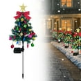 thumbnail image 1 of Solar Christmas Tree Garden Stake Lights,Waterproof Christmas Decorations Tree Lights Outdoor Xmas Tree Light Christmas décor Pathway Lights Patio Yard(Green B/85cm), 1 of 9