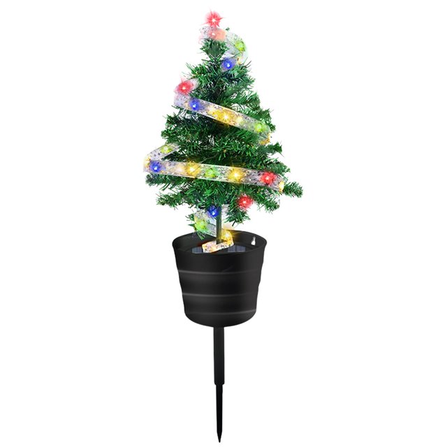 Solar Christmas Tree Lights Outdoor Plug In Lights Small Illuminated