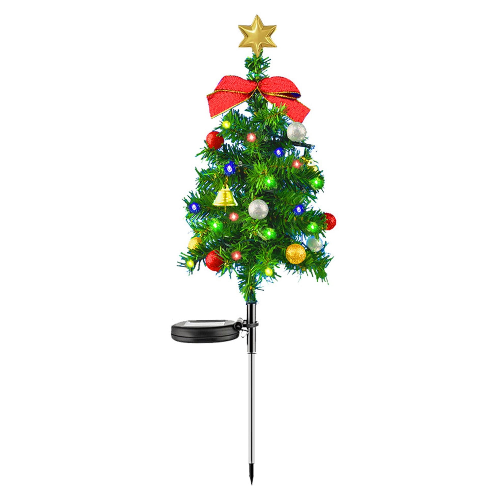 Solar Christmas Tree Stake Light,Solar Christmas Tree,Garden Stake ...