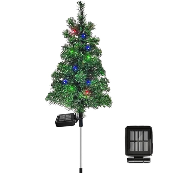 Solar Christmas Trees for Outside, Small Solar Christmas Tree Lights