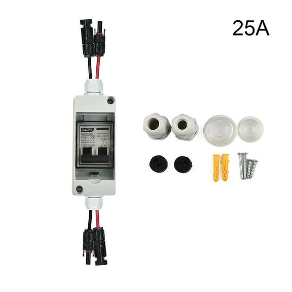 Solar Circuit Breaker Pv Isolator Switch Dc/Ac 30A Ip65 Disconnect Circuit Breaker For Solar Panels For Output Protection