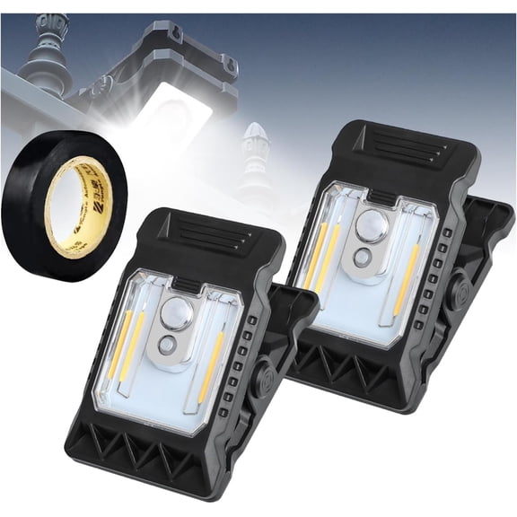 Solar Clip Light with Motion Sensor, Clamp on Solar Motion Light, Solar-Powered LED Light for Outside Fence, Waterproof, 3 Modes 3 Mounting Ways for Fence, Wall, Garage, Patio Umbrella