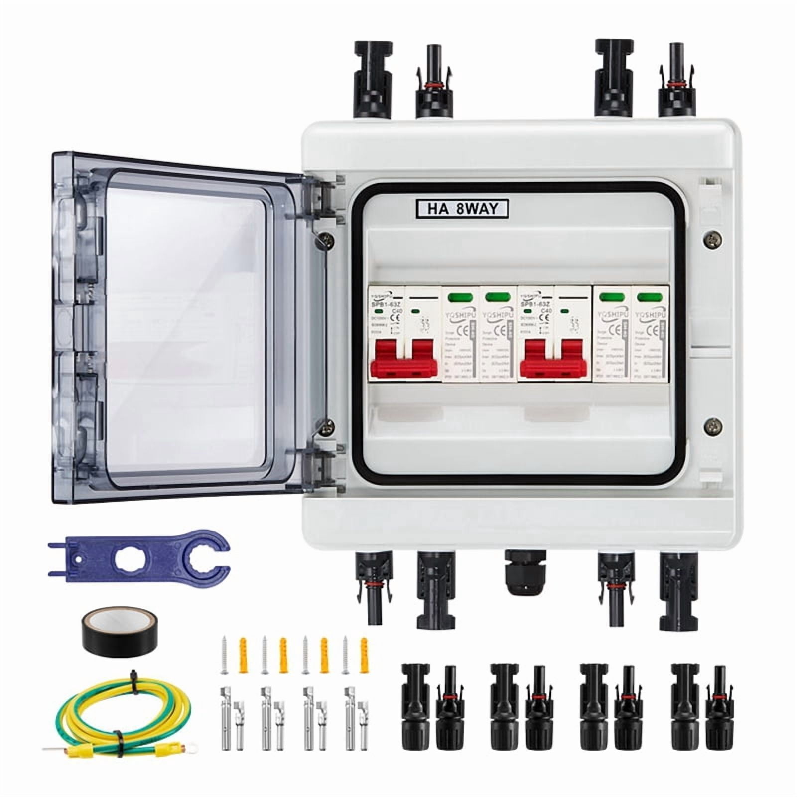Multilayers Protection Solar Combiner Box with Multi-Layer Protection, Surge Protection PV 2 ...
