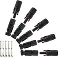 thumbnail image 1 of Solar Connector Solar Panel Cable PV Connectors Male/Female  5 Pairs, 1 of 5