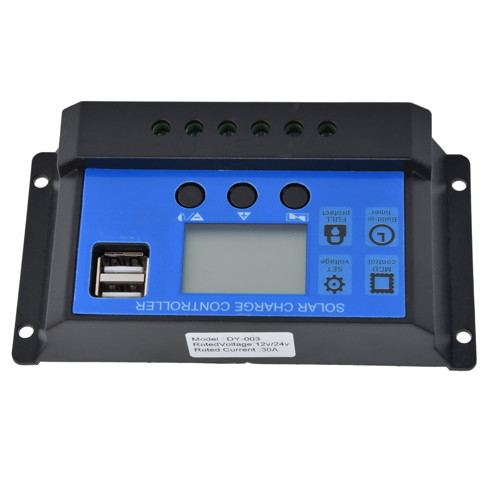 Solar Controller, Automatic Voltage Identification LCD Battery