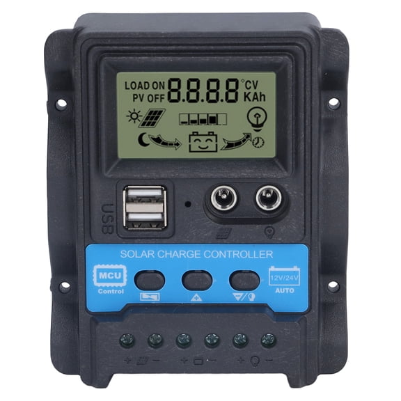Solar Controller, Sun Battery Regulator PWM For Charging 20A 260W(12V) 520W(24V)