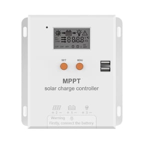 Solar Controller With Lcd Display, Usb Ports, Multiple Load Control Modes, New Mppt Technology, And A Maximu