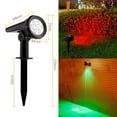 thumbnail image 1 of Solar Courtyard Lights Outdoor Waterproof | Floor Mounted Garden & Tree Spotlights | White LED | 1-Pack, 1 of 5