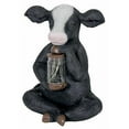 thumbnail image 1 of Solar Cow with Firefly Jar Statue, 1 of 1