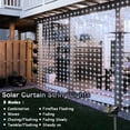 thumbnail image 1 of Solar Curtain Light 300LED Outdoor 8Mode Waterproof String Lights Garden Yard Pavilion Fairy Garland String Lights Holiday Decor (White,3x3M ( 300LEDS )), 1 of 7