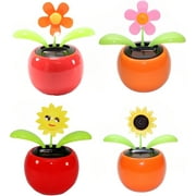 Toner Depot Solar Dancing Flowers Decoration Gift, 4-Pack